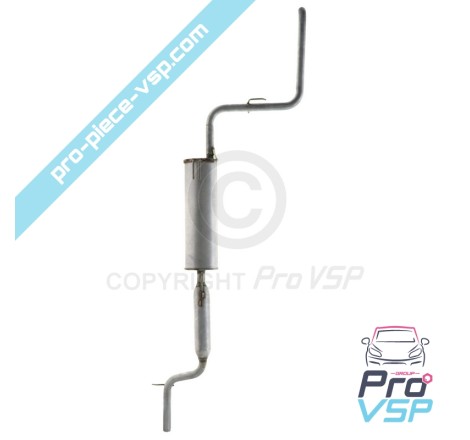 Echappement pour Ligier js50 , js50l , Microcar Mgo 3 , Nouvelle Dué P85 ( moteur Lombardini DCI )