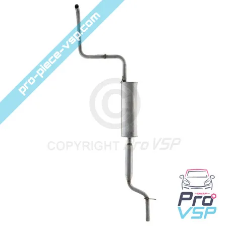 Echappement pour Ligier js50 , js50l , Microcar Mgo 3 , Nouvelle Dué P85 ( moteur Lombardini DCI )