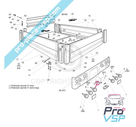 Rear fog lamp