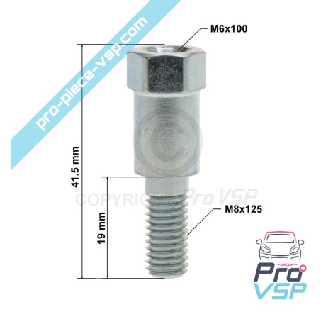 Oil pump fixing screw