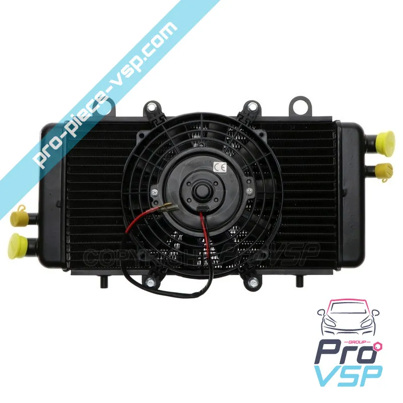 Radiatore completo con ventilatore per chatenet ch28 Motore Lombardini dci