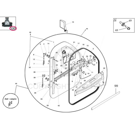 Sliding glass lock