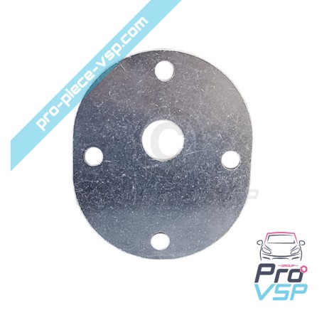 Shock absorber adjustment plate