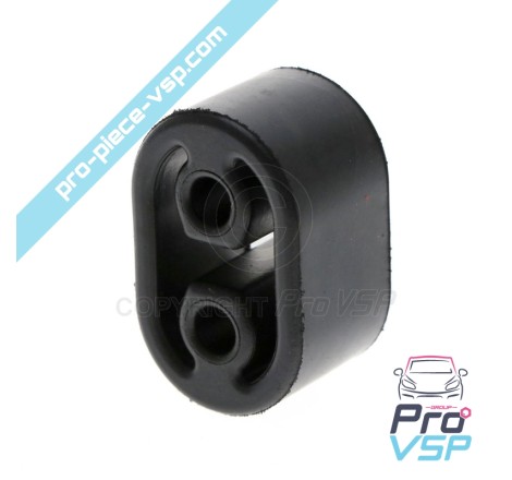 Silent exhaust block
