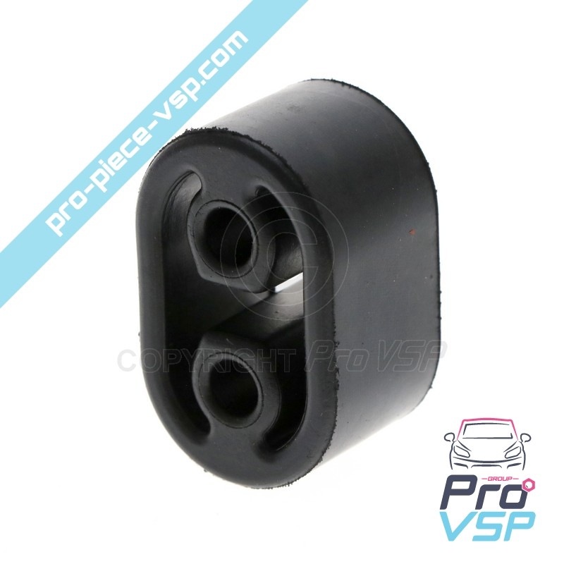 Silent exhaust block