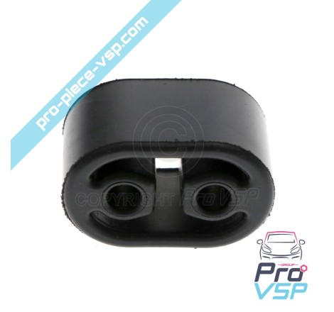 Silent exhaust block