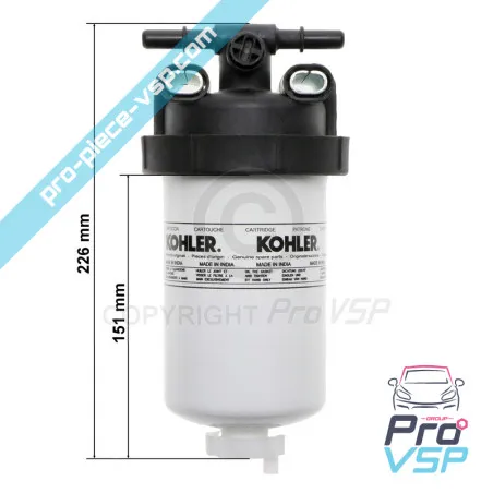 Filtro completo de gasoil longlife completo