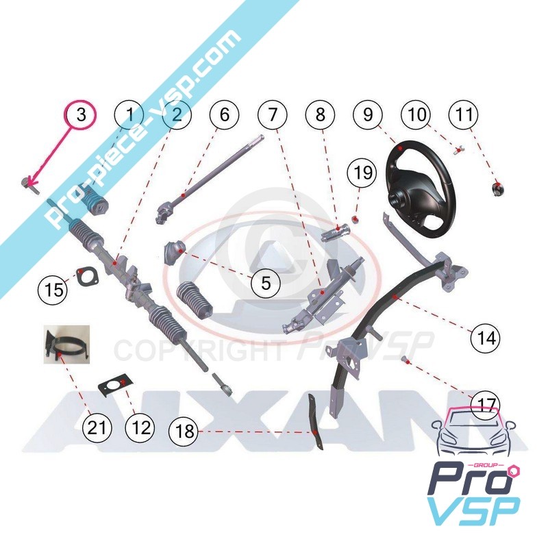 Steering ball
