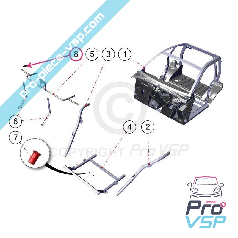 Front wing fixation