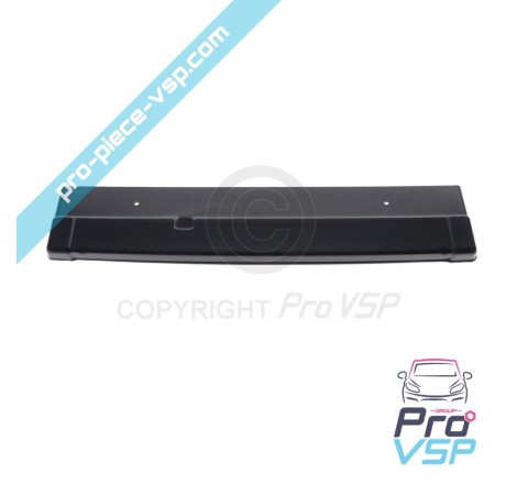 Rear bumper closure