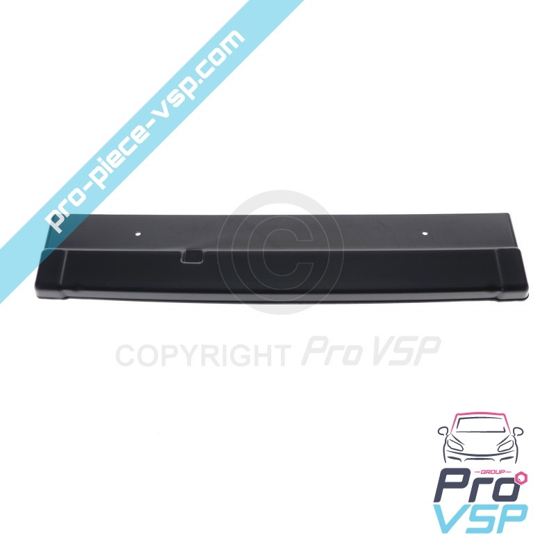 Rear bumper closure