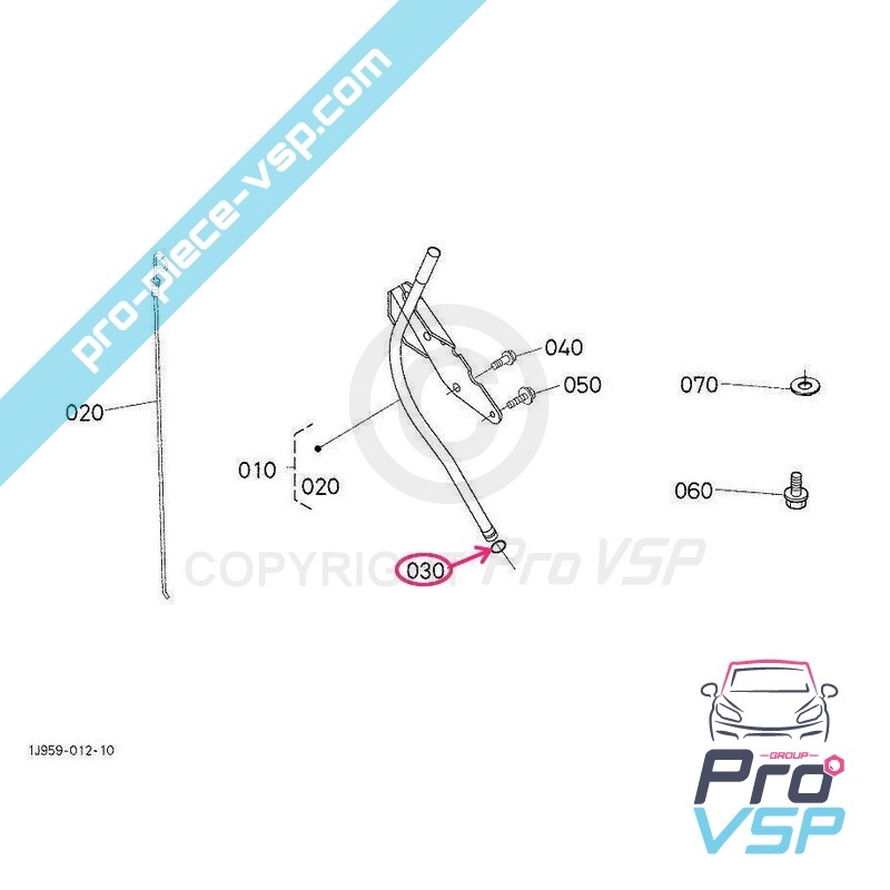 Oil gauge tube ring