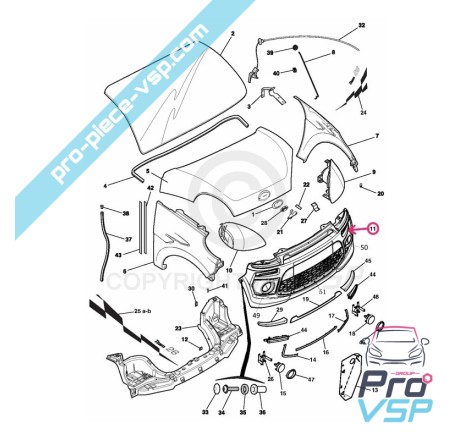 Front bumper kit