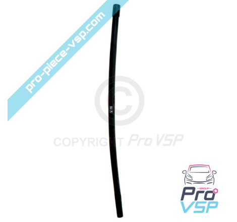 Heating evacuation hose