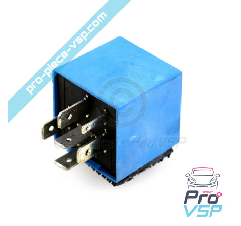 Relè blu a 6 pin