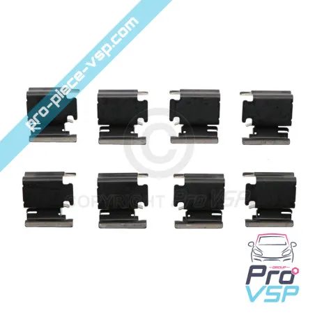 Pista de freno de primavera grapa