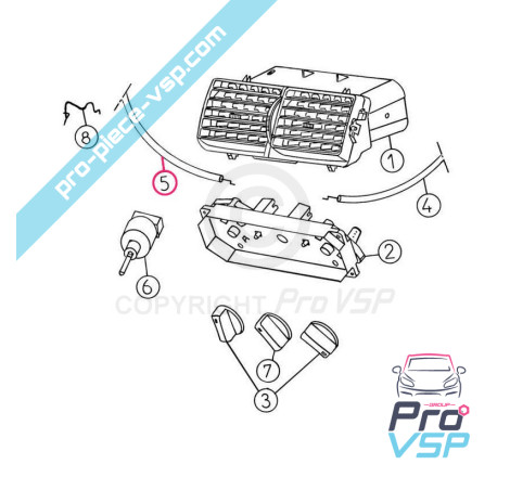 Heating control cable