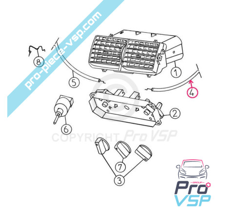 Heating control cable