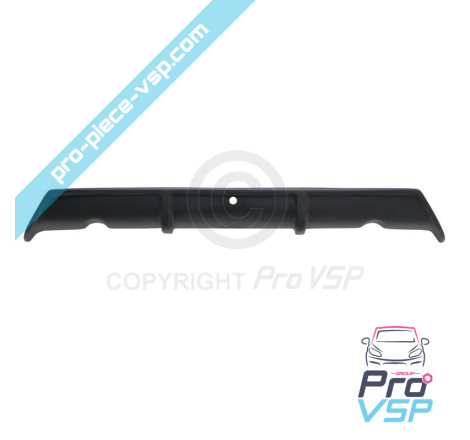 Rear bumper siding