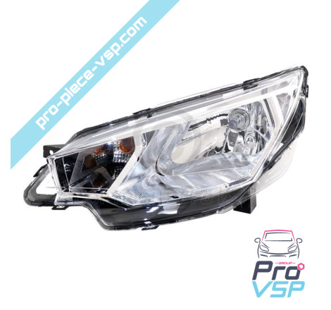 Left headlight (chrome bottom)