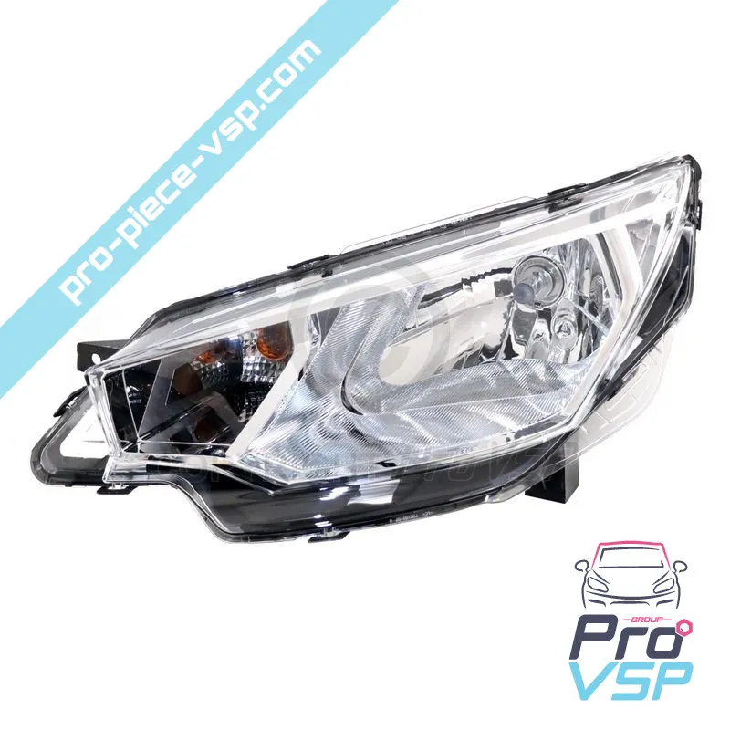 Left headlight (chrome bottom)