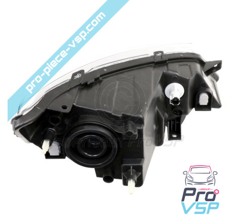 Left headlight (chrome bottom)