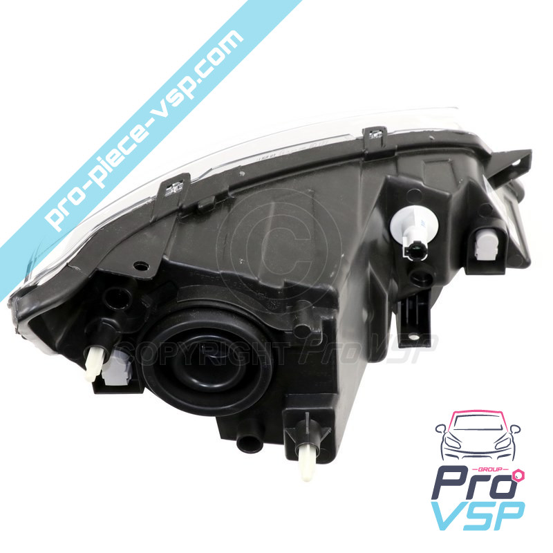 Left headlight (chrome bottom)