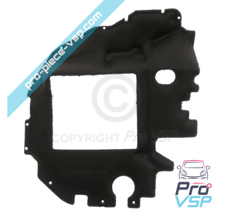Insonorización del motor derecho frontal