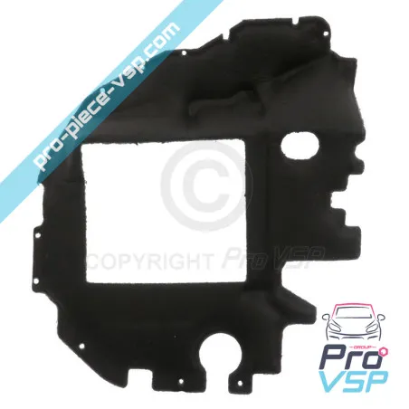 Insonorización del motor derecho frontal