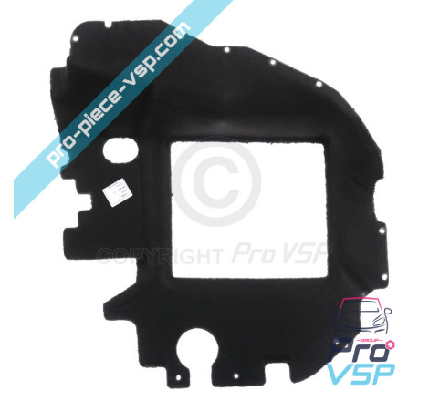 Insonorización del motor derecho frontal