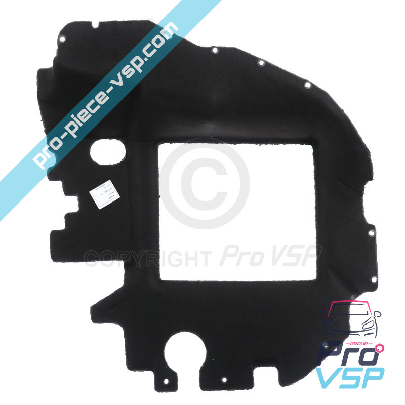 Insonorización del motor derecho frontal