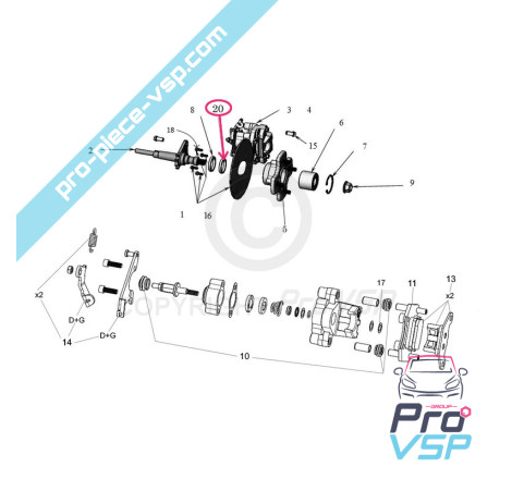 Rear wheel hub joint