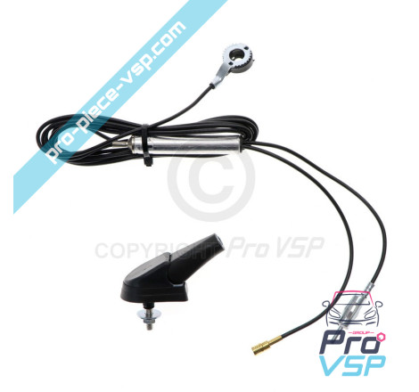 Antenna holder with cable
