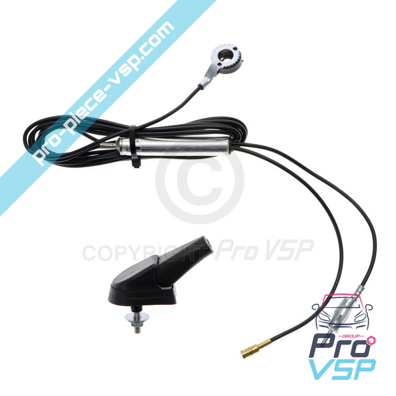 Antenna holder with cable
