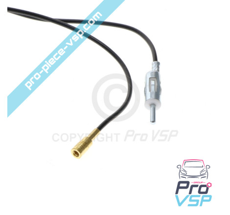 Antenna holder with cable