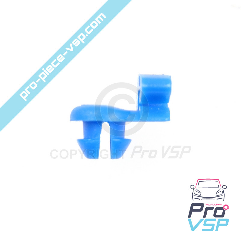 Door handle blue clip