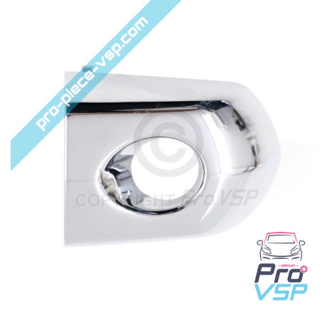 Left chrome cover of outer door handle