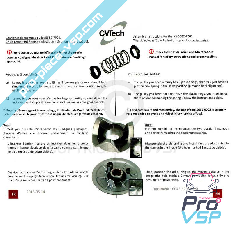 Kit caixa de primavera dimmer anel