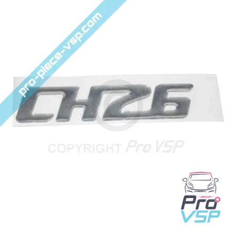 Adhesive logo CH26 chrome Chatenet CH26