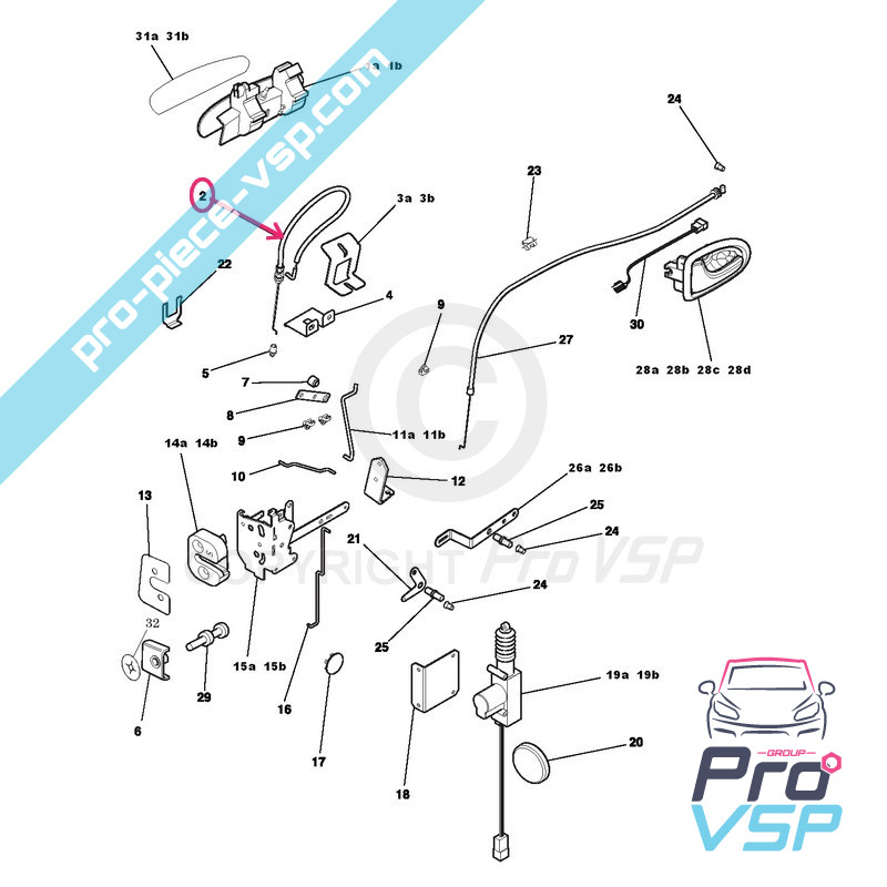 Door opening control cable