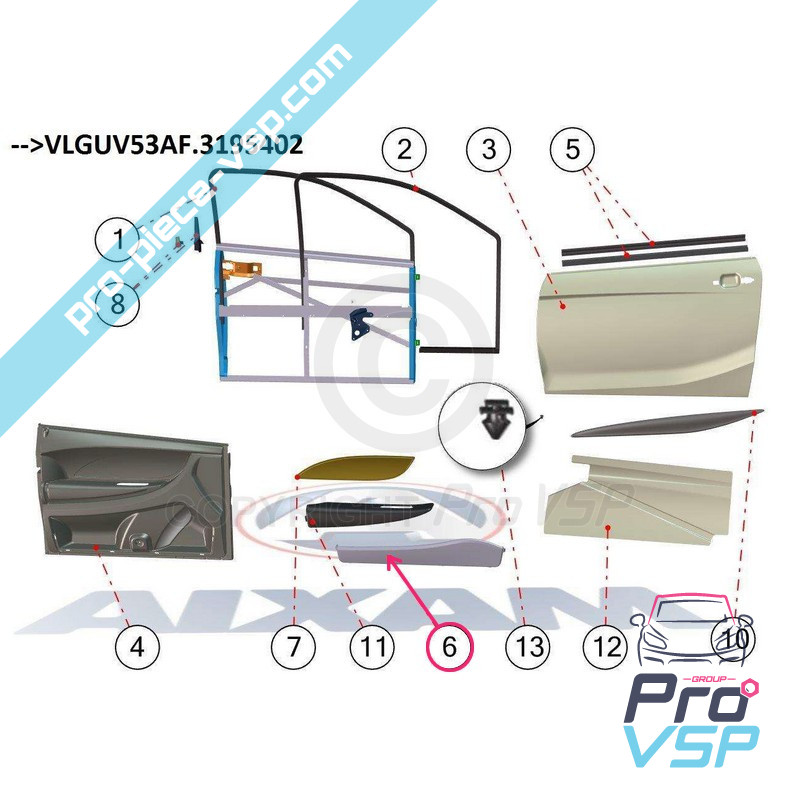 Bolso reto vazio