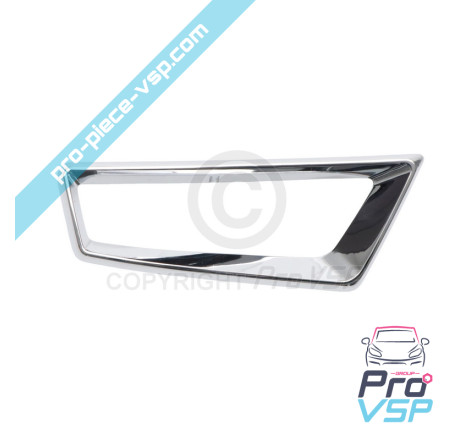 Left embolor of rear bumper