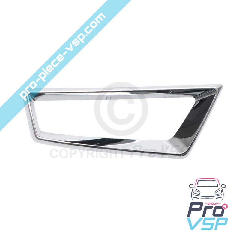 Left embolor of rear bumper