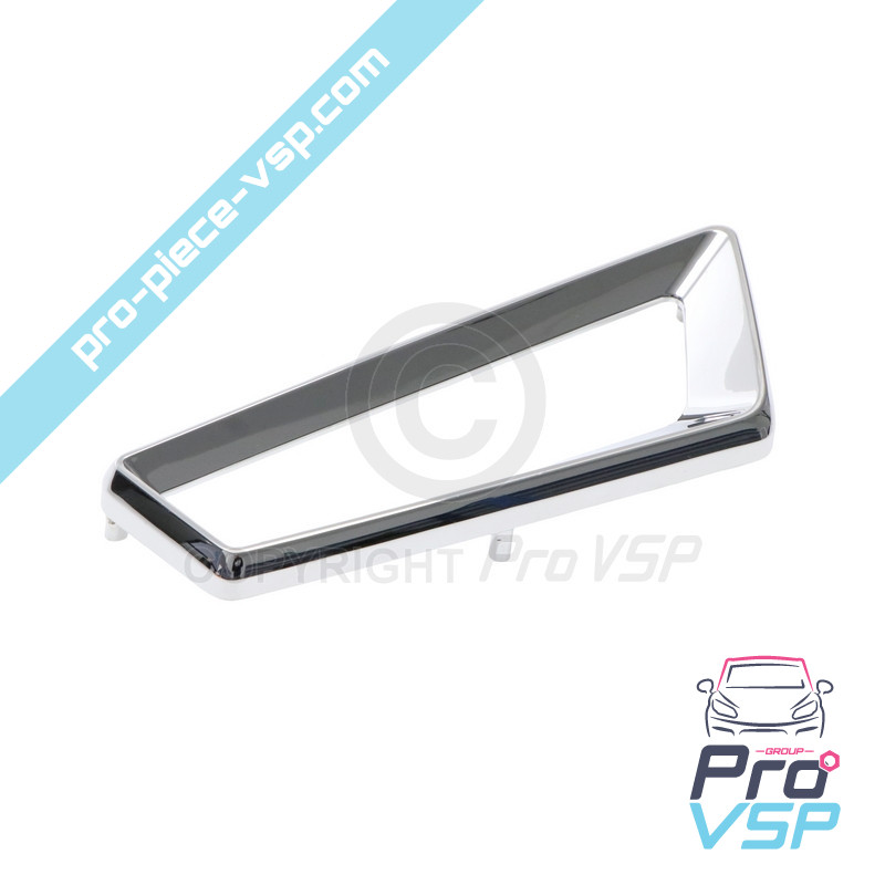 Left embolor of rear bumper