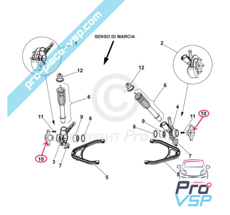 Front wheel hub