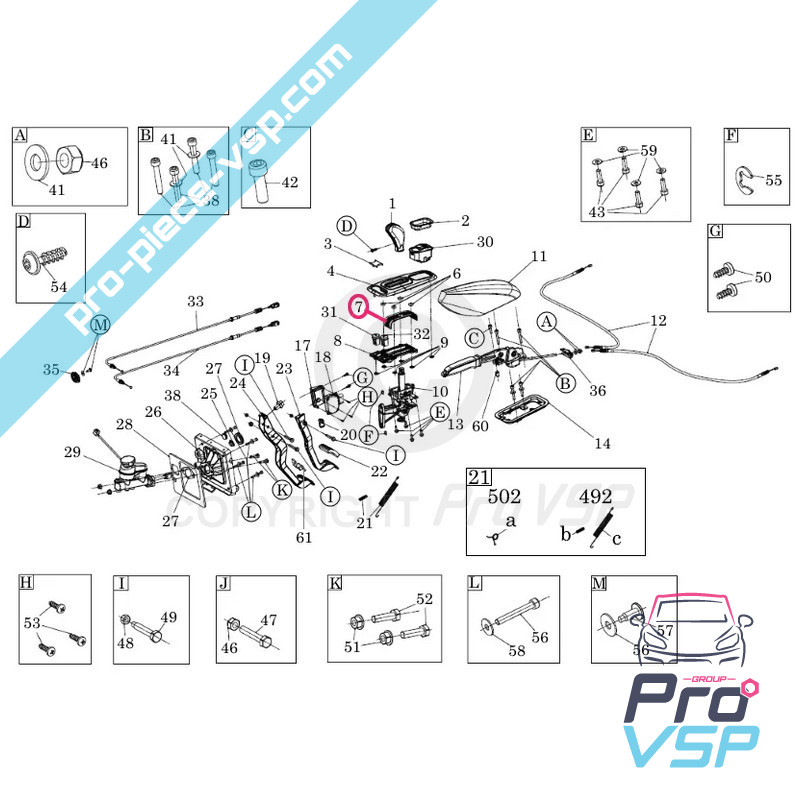 Inverter lever finishing rubber