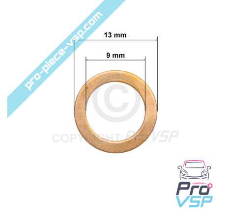 Injector valve gasket