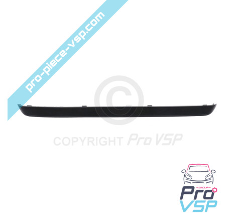 Front bumper baffle