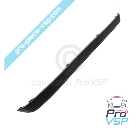 Front bumper baffle