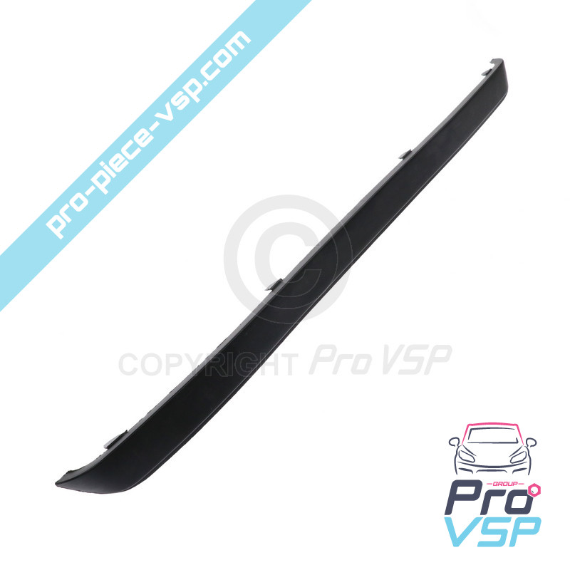 Front bumper baffle